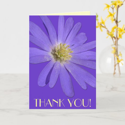 カスタム花カードデイジーカスタムグリーティングカード カード (黄色い花)