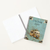 カスタム花トレーラー旅行 ノートブック (内部)