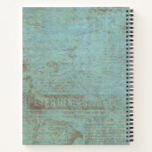 カスタム花トレーラー旅行 ノートブック (裏面)