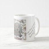 カスタム花マグホワパーソナライズされたイトフラワーズカップ コーヒーマグカップ (正面右)