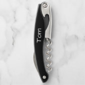 カスタム花婿介添人デザイン ソムリエナイフ (裏面)