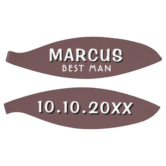 カスタム花婿介添人名の結婚日付適用領域 バスケットボール (パネル)