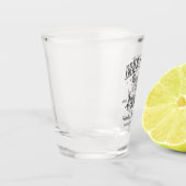 カスタム花嫁またはダイバチェロレッテカクテルパーティー ショットグラス (左)