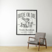 カスタム花嫁またはダイバチェロレッテカクテルパーティー タペストリー (インサイチュ)