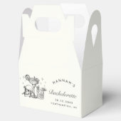 カスタム花嫁またはダイバチェロレッテカクテルパーティー フェイバーボックス (オープン)