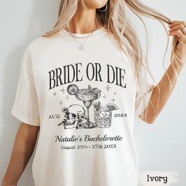 カスタム花嫁またはダイバチェロレッテ Tシャツ