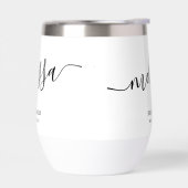 カスタム花嫁エレガント筆書道 (左面)