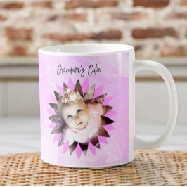 カスタム花形フォトパステル水彩 コーヒーマグカップ