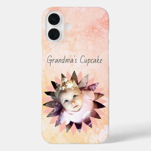 カスタム花形フォトパステル水彩 Case-Mate iPhoneケース (裏面)