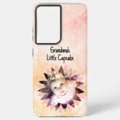 カスタム花形フォトパステル水彩 SAMSUNG GALAXYケース (裏面)