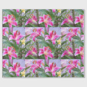 カスタム花文景品又は工芸紙 ラッピングペーパー (フラット)