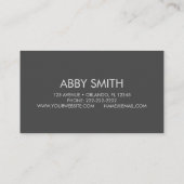 カスタム花絵画名刺 名刺 (裏面)