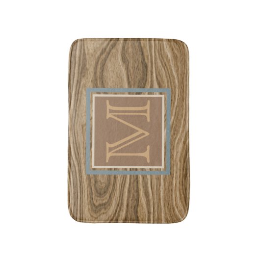 カスタム芸術的カッコいい抽象芸術樹皮模様 バスマット (正面縦)