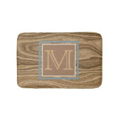 カスタム芸術的カッコいい抽象芸術樹皮模様 バスマット (正面)