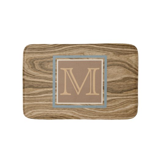 カスタム芸術的カッコいい抽象芸術樹皮模様 バスマット (正面)