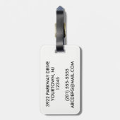 カスタム荷物タグ – MRとMRS ラゲッジタグ (裏面縦)