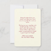 カスタム葬儀サンキューカード サンキューカード (裏面)