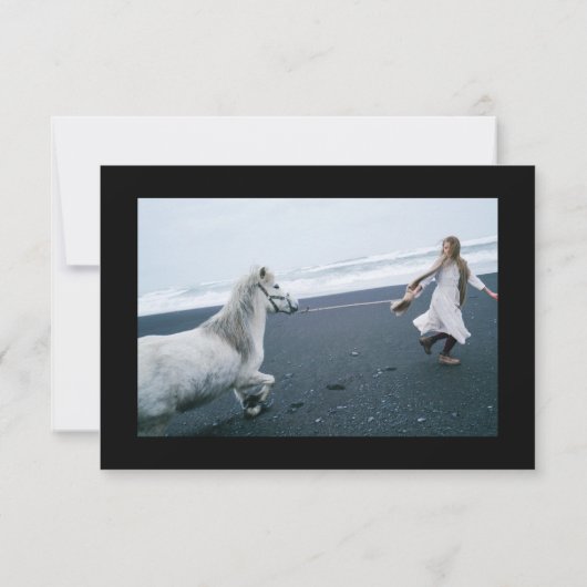 カスタム葬儀悔やみや弔慰写真サンキューカード ノートカード (裏面)