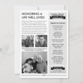 カスタム葬祭新聞wプログラム、メモリアルカード シーズンカード (裏面)