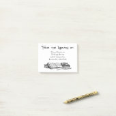 カスタム蔵書票ヴィンテージブックスワ書ークル ポストイット (デスク上)