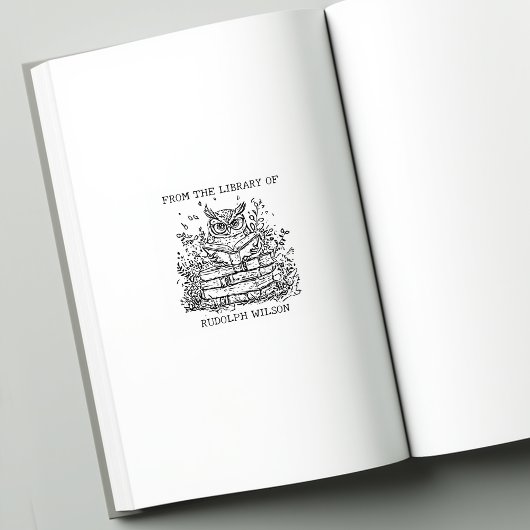 カスタム蔵書票 ラバースタンプ