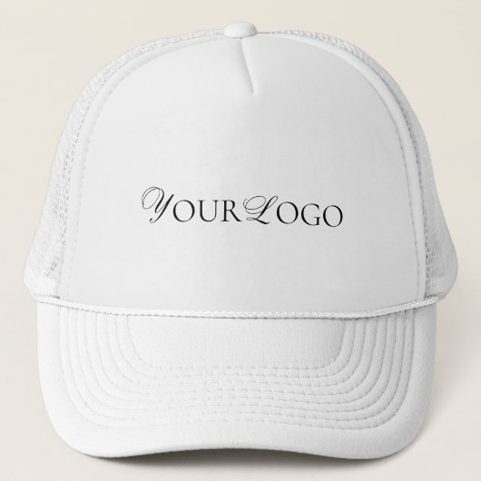 カスタム薄いエレガントビジネスロゴのミニマリスト キャップ (正面)