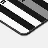 カスタム薄いグレー線の修正オフィサーのギフト デスクマット (コーナー)