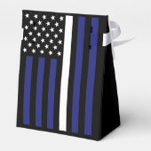 カスタム薄いホワイトラインUSA国旗EMS EMT フェイバーボックス (裏面サイド)