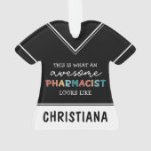 カスタム薬おもしろい素晴らし剤賜物 オーナメント (裏面)