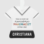 カスタム薬おもしろい素晴らし剤賜物 オーナメント (正面)