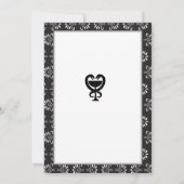 カスタム薬剤師卒業招待状 招待状 (裏面)