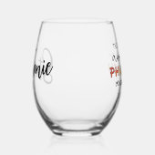 カスタム薬局マネージ素晴らしャ ステムなしワイングラス (右)