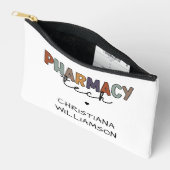 カスタム薬局技術レトロ薬局技術者 アクセサリーポーチ (見開き)
