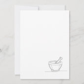 カスタム薬局鑑賞週間カード 招待状 (裏面)