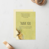 カスタム虎猫水彩アート ノートカード (正面/裏面インサイチュ)