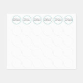 カスタム衣類ラベル ラベル (シート)