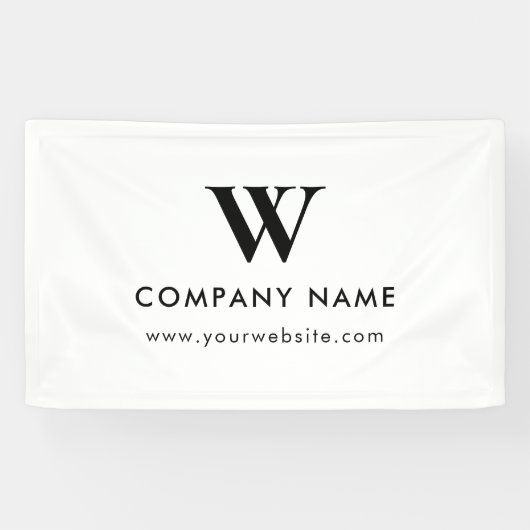 カスタム表のバつるナーホワイトモダン 横断幕 (横)