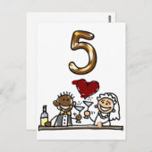 カスタム表の番号はがき ポストカード (正面/裏面)