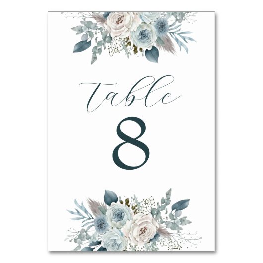 カスタム表の番号 テーブルナンバー (裏面)