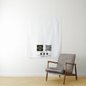 カスタム表ランナーバナービジネスロゴQRコード タペストリー (インサイチュ)