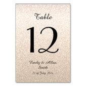 カスタム表 テーブルナンバー (裏面)