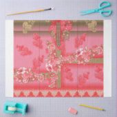 カスタム装飾ティッシュペーパー | ギフトラップ 薄葉紙 (クラフト)