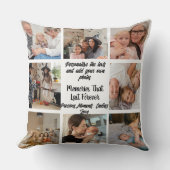 カスタム装飾用クッション：ホームデコパーソナライズされたーのギフト クッション (正面)