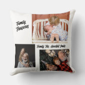 カスタム装飾用クッション：ホームデコパーソナライズされたーのギフト クッション (裏面)