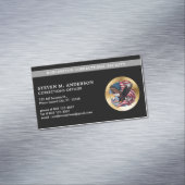 カスタム補正部仮釈放担当官ロゴ マグネット名刺 (インサイチュ)