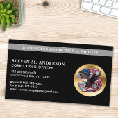 カスタム補正部仮釈放担当官ロゴ 名刺