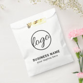 カスタム製シンプル企業のロゴ フェイバーバッグ (封をした状態)