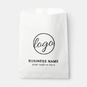 カスタム製シンプル企業のロゴ フェイバーバッグ (正面)