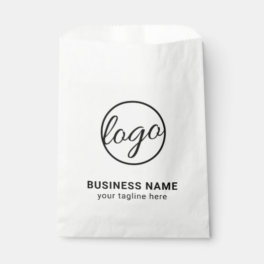 カスタム製シンプル企業のロゴ フェイバーバッグ (正面)