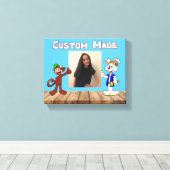 カスタム製引き伸ばしキャンバス キャンバスプリント (インサイチュ (ウッドフロア))